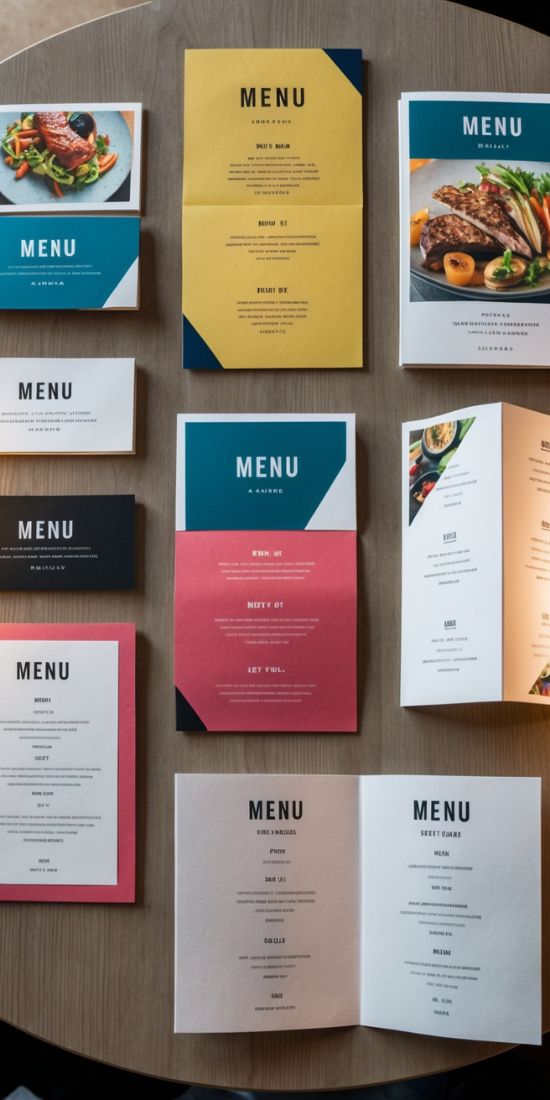 Menu Cards - Leaf Digital Printing